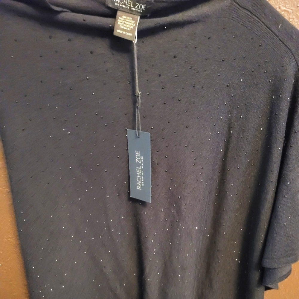 Rachel Zoe - Crystal Covered Poncho